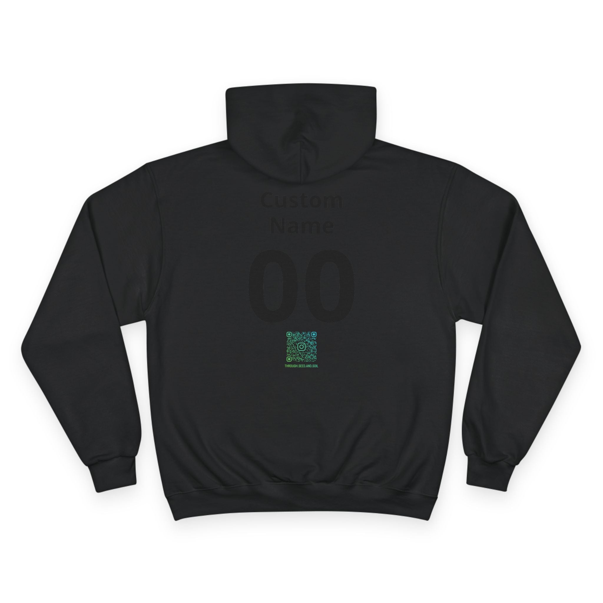 Champion Hoodie — Diamond Disruptors Graphic Hoodie with Custom Back Name & Number