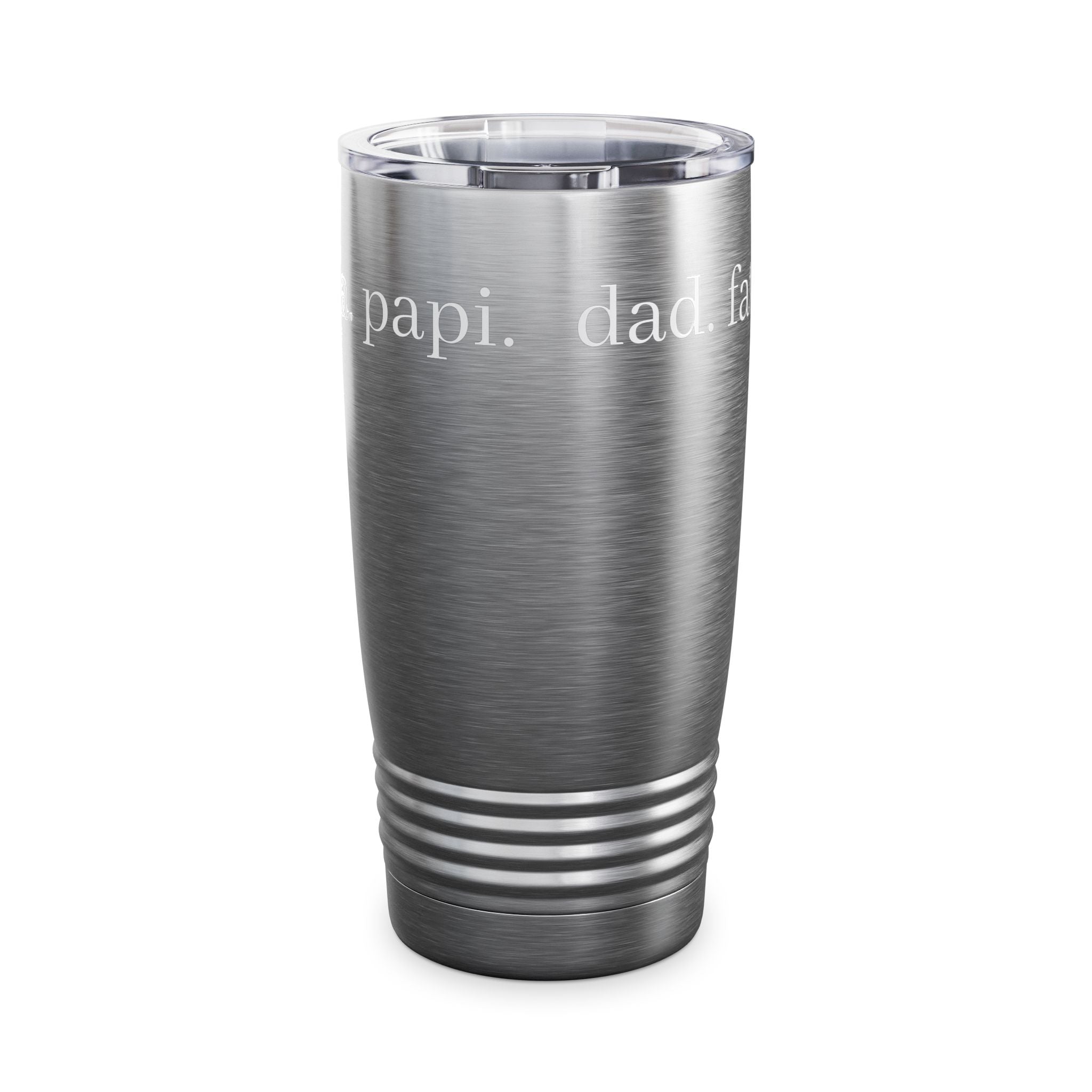 20oz Stainless Tumbler – Family Roots Engraved (Grandpa, Papa
