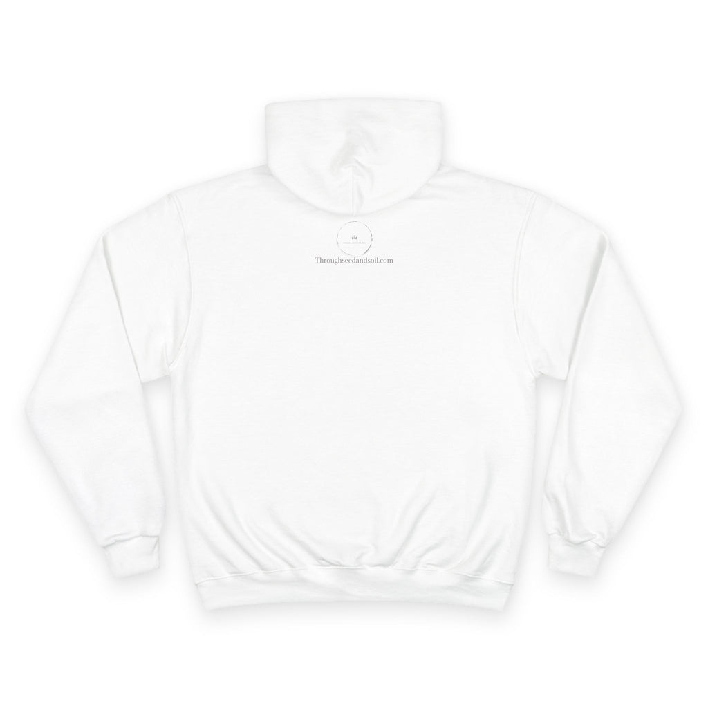 Hoodie — Cozy Floral Gardener Illustration "gentle flowers"