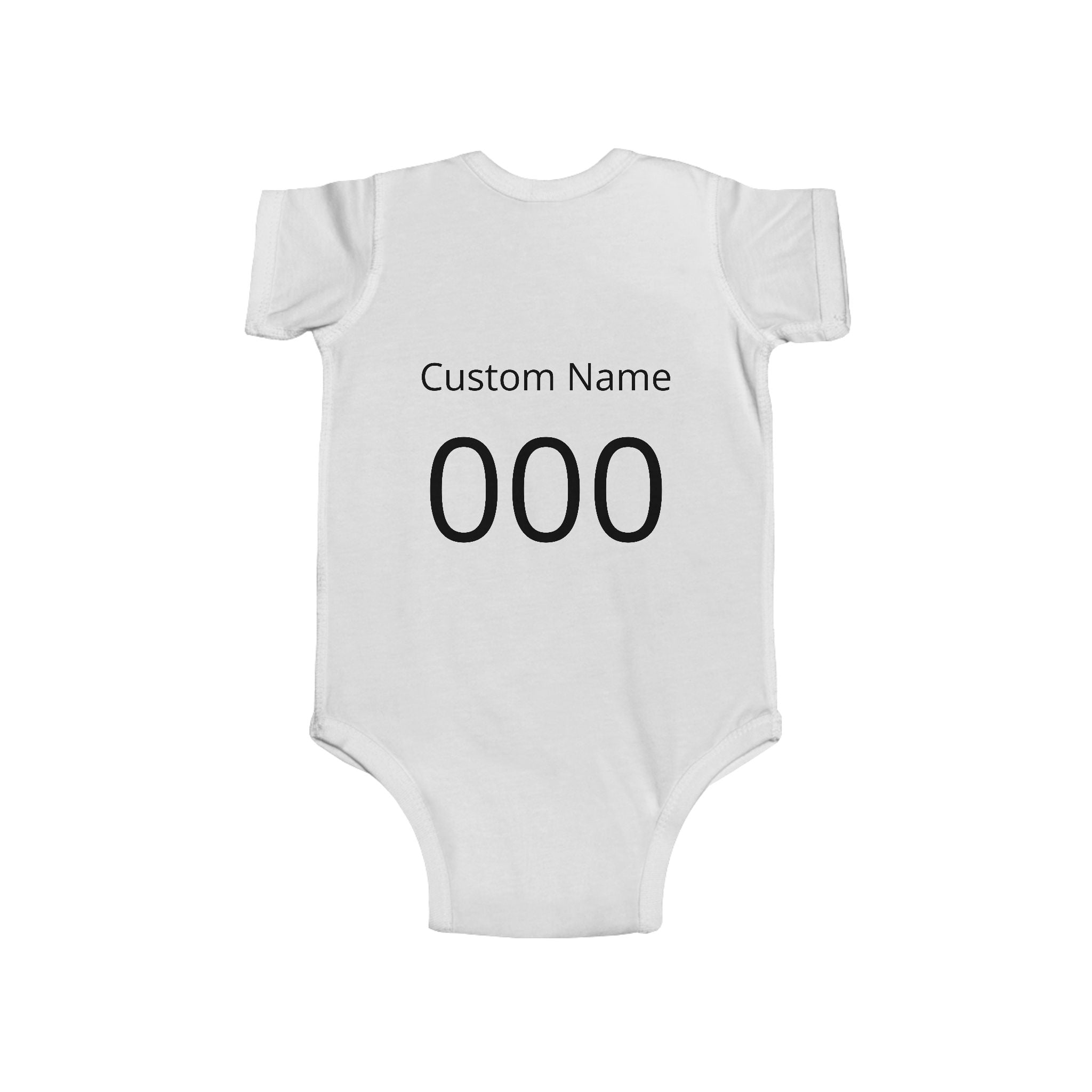 Infant Bodysuit — 'Diamond Disruptors' Skull Logo Baby One-Piece (Custom Name & Number)