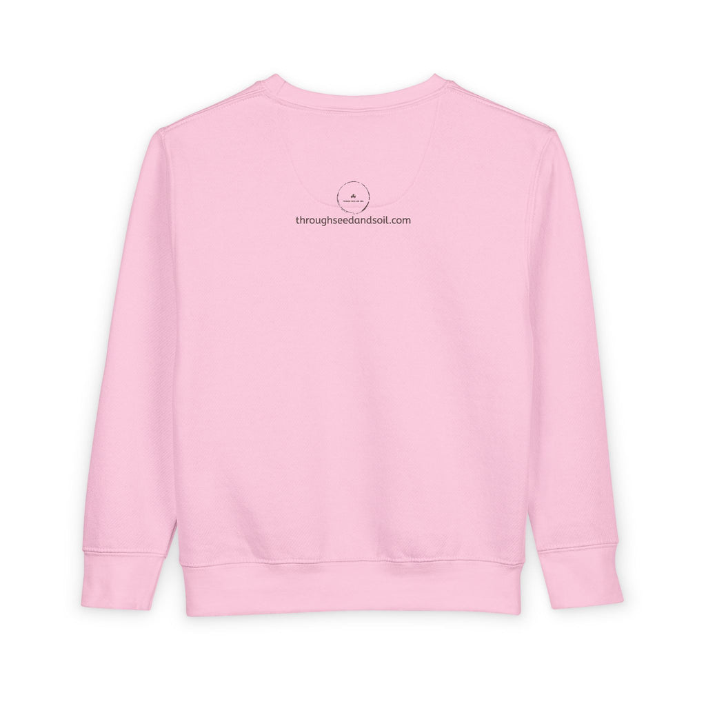 Seedling in Training Toddler Sweatshirt — Cute Plant Sprout Kids Pullover
