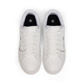 White Leather Low-Top Sneakers — Minimal Classic Casual Shoes