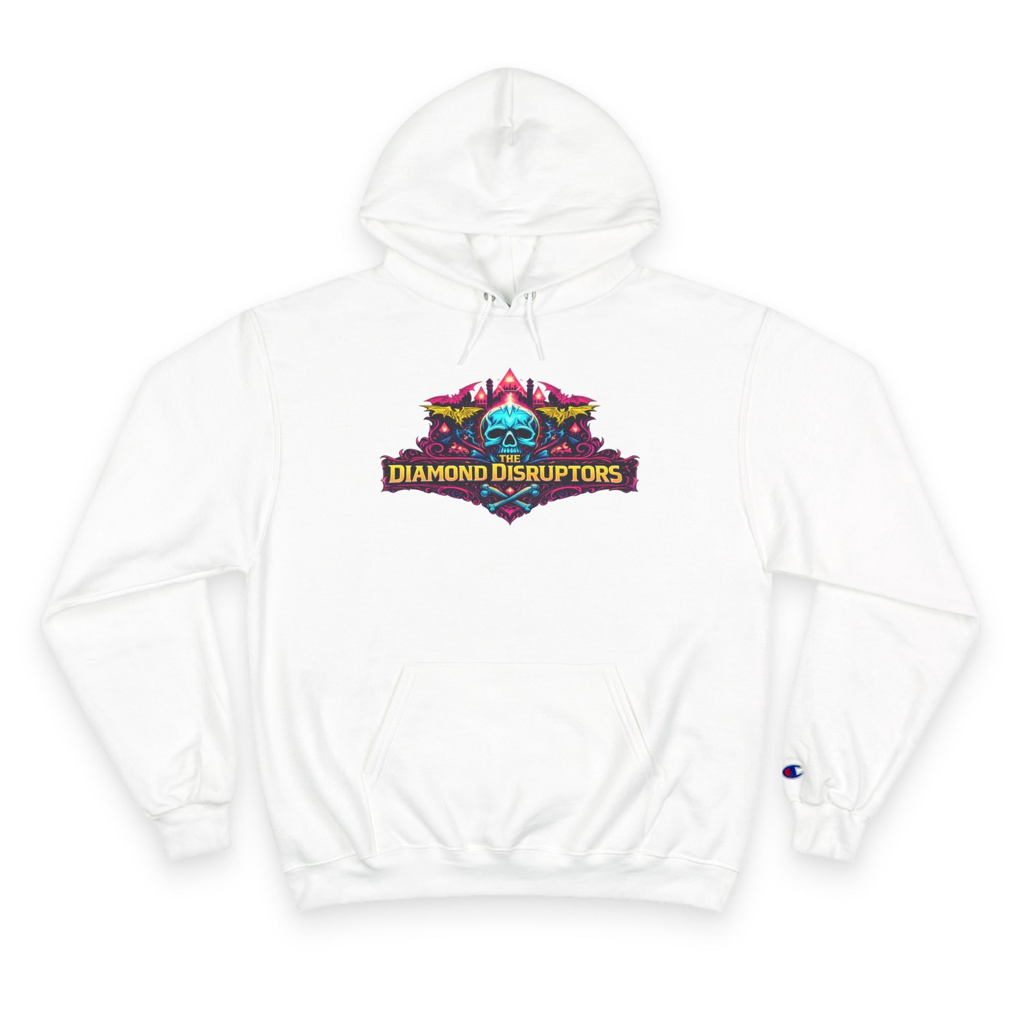Champion Hoodie — Diamond Disruptors Graphic Hoodie with Custom Back Name & Number