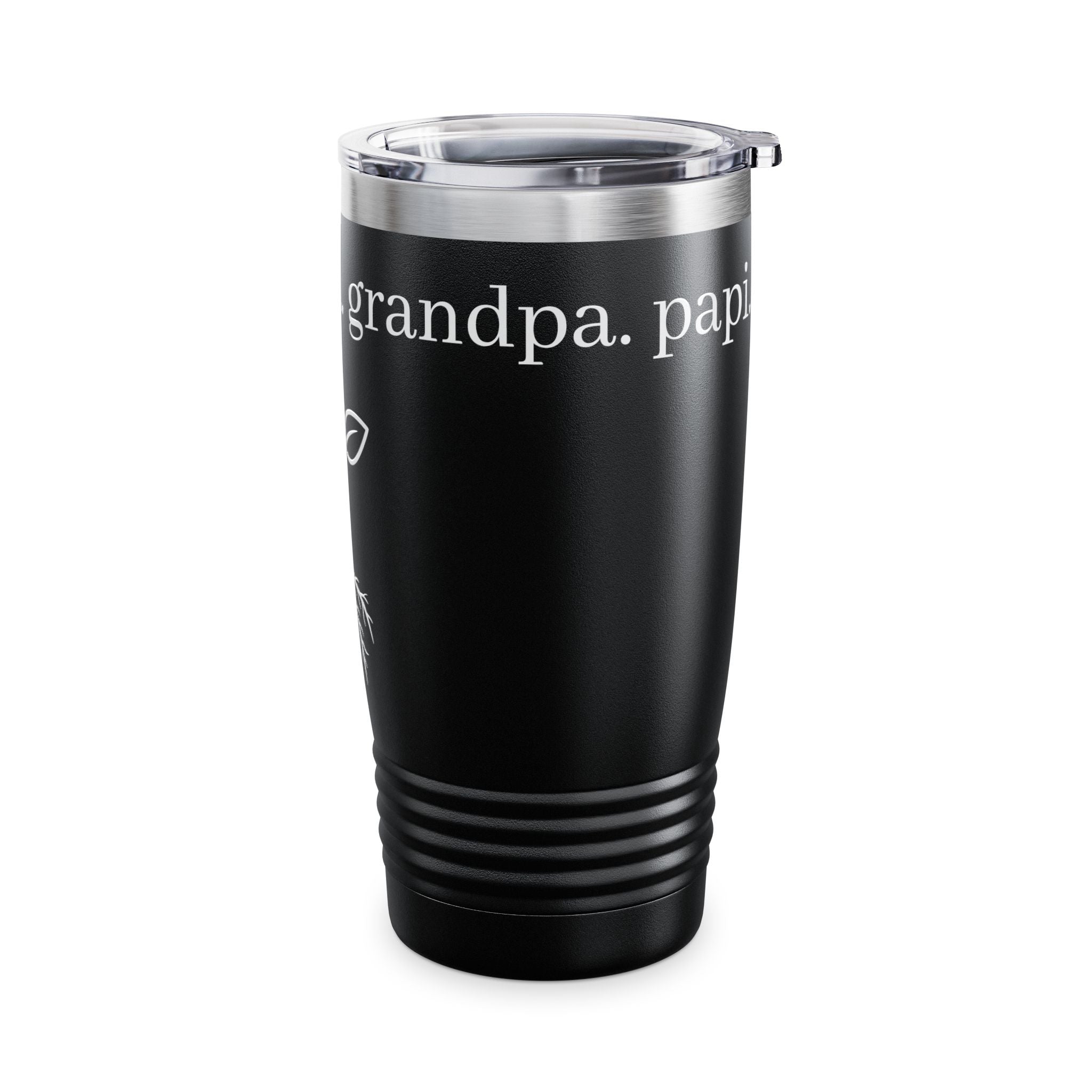 20oz Stainless Tumbler – Family Roots Engraved (Grandpa, Papa, Father)