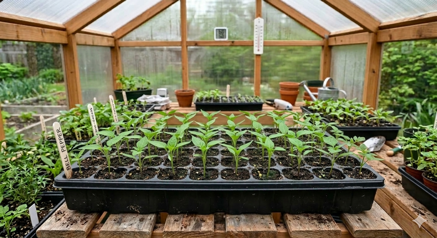Bell Pepper Seedlings